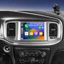 Radio for Dodge Charger Challenger 2015-2023,Jeep Grand Cherokee 2014-2021,Chrysler 300 2015-2023,Ram 1500/2500/3500 2013-2018,Touch Screen Stereo CarPlay Android Auto WiFi GPS (Only Fit 8.4in Screen)