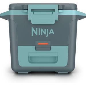 Ninja FrostVault 30qt Hard Cooler with Dry Zone | Integrated Fridge-Temp Dry Storage Drawer | Premium Heavy-Duty Insulated Cooler | Keeps Ice Cold for Days | Halocline Green | FB131TL