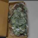 6 Pcs 27" Eucalyptus Stems Greenery Stems Eucalyptus Leaf Spray in Green Silk Plastic Plants Floral Artificial Plants for Home Party Wedding Decoration