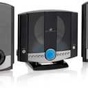 GPX HM3817DTBK Home Music System with Remote and AM/FM Radio Black