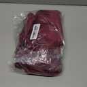 Throw Pillow Covers 22x22 Burgundy: 2 Pack Cozy Soft Velvet Square Decorative Pillow Cases for Farmhouse Home Decor