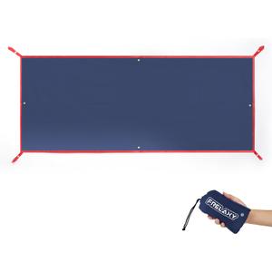 Frelaxy Tent Footprint, Waterproof Camping Tarp, Durable Tent Floor to Elevate Your Camping, Hiking, Backpacking, Hammock, Beach Experience (1 Person33'' x 80'', Dark Blue)