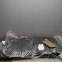 Ergonomic Drafting Chair, Tall Office Chair with Flip-up Armrests, Breathable Mesh High Desk Chair with Lumbar Support Adjustable Footrest Ring for Standing Desk Black