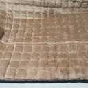 Velvet Couch Cover, Plush Sectional Sofa Cover Washable, Anti Slip Sofa Slipcover for 3-4 Cushions Sofas, Furniture Protector Covers for Pets & Kids(1PC, Dark Brown, 35.4"82.6", 3-4 Seater)