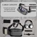 Leaper Small Crossbody Bags for WomenLightweight Fanny Packs with Adjustable Shoulder Strap - Water-resistant Nylon Sling Bag for Men - Fashion Cross Purse for Travel Everyday - Grey (Gray)