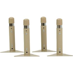 Factory Direct Partners Replacement Tiny Tot Daycare or Preschool Table Legs for FDP Activity Tables, Adjustable Height 12-18 inches, Includes Legs and Hardware ONLY (4-Pack) - Sand, 14648-SD
