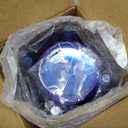 WDF 36 Pack Clear Blue Plastic Champagne Flutes - 7OZ Blue Champagne Flutes Plastic, Champagne Glasses Disposable for Party/Wedding/Birthday/Spring