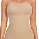 Ellareese Strapless Shapewear Tank Tops Tube Tops for Women Cami Shaper Tummy Control Slimming Camisoles Compression, XL