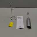 Bonsenkitchen Milk Frother Hanheld with Stand, Electric Coffee Frother, Portable Hand Frother Wand Drink Mixer for Matcha Lattes Cappuccino, Kitchen Gifts (Battery Included)