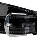 CHAMPRO Patent Leather Belt; (Adult 3X-Large, Black)