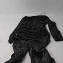 KANSOON Track Suits for Women Set 2 Piece Sweatsuits Outfits Velour Ruched Long Sleeve Zip Up Jacket and Pants Sets M Black