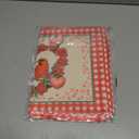 XCHI Plaid Roses Flowers Love Hearts Cardinal Valentine's Day Placemats Set of 6 Table Mats for Party Home Kitchen Dining Table Decorations 12x18 Inch