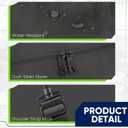 Travel Duffle Bag, Weekender Travel Bag Men Small Gym Bag for Women, Hospital Bag for Labor and Delivery, Overnight Bag Luggage Bag with Trolley Sleeve, Airplane Travel Essentials for Flying(Black)