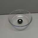 2 in 1, Glass Microwave Splatter Cover for Food & Microwave Place Mat, Plate Splatter Guard Lid with Easy Grip Silicone Handle Knob, Borosilicate Glass with Vent Hole, Food Grade, No Plastic, 10in