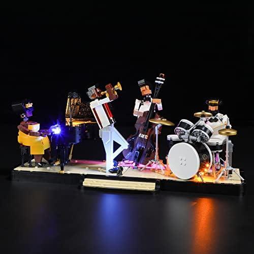 BRIKSMAX Led Lighting Kit for LEGO-21334 Jazz Quartet - Compatible with Lego Ideas Building Blocks Model- Not Include The Lego Set