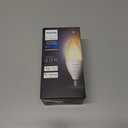 Philips Hue 40W B39 Candle-Shaped LED Bulb - White Ambiance- 1 Pack - 450LM - E12 - Indoor - Control with Hue App - Compatible with Alexa and Google Assistant