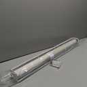 Persilux Cordless Blinds for Windows Natural Woven Fabric Light Filtering Roller Shades for Windows (Cream 32"W x 72"H), Free-Stop UV Protection Privacy Window Shades for Home, Office, Patios, Doors