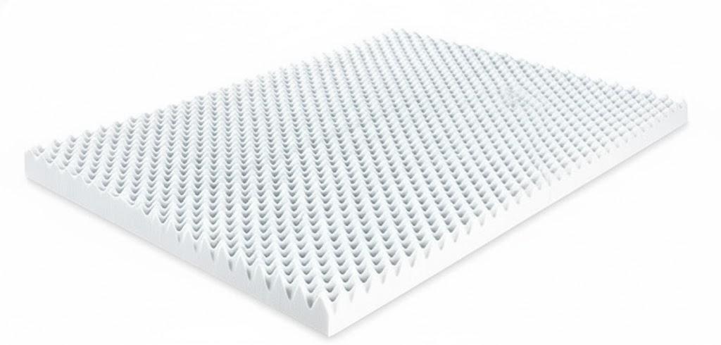 ZINUS 1.5 Inch Swirl Gel Cooling Memory Foam Mattress Topper, Smaller, More Convenient Airflow Design, 27x34 F