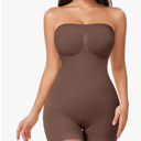 CtriLady Strapless Shapewear Bodysuit for Women Tummy Control Shapewear Seamless Full Body Shaper with Removable Straps, Medium