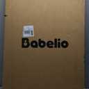 Babelio Baby Gate for Stairs & Doorways, 26-43" W 34" H Extra Tall| No Bottom Bar| Easy Installation| One-handed Operation| Auto-close| Hardware Mount (Drill Needed) Safety Dog/Pet Gate Indoor (Black)