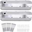 Polished Tall Fabricated Aluminum Valve Covers for Big Block Chevy 396 402 427 454