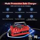 18 Amp Golf Cart Charger for 36 Volt EZGO TXT Lead Acid Battery with Upgraded D Style Plug