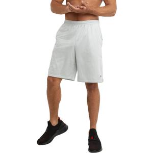 Champion Men's Shorts, Men's Mesh Gym Shorts, Lightweight Athletic Shorts (Reg. Or Big & Tall) (X-Large, Athletic Gray C Patch Logo)