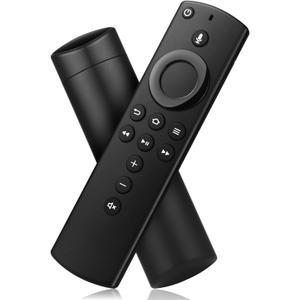 Replacement Voice Remote Control Fit for Fire Smart TVs Stick,TV Cube,Stick Lite/4K, Smart TVs (3rd Gen), for Insignia-Toshiba-Pioneer Hisense, Fire TCL Smart TV Black