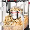 Great Northern Popcorn 83-DT5620 Northern Company GNP BlackGNP Little Bambino 2-1/2 Ounce Retro Style Popcorn Popper Machine, 2.5 Ounce, Black