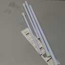 AIZESI 2pcs Spring Tension Rods Adjustable 26 to 39 inch Small Tension Curtain Rod No Drilling Expandable Spring Loaded Curtain Rod, Suitable for Doors and Windows 28 to 36 inch, White