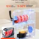 VEVOR Slushie Machine, 4L/135oz No Ice Needed Slushy Machine for Home, Frozen Drink Maker with Single Tank, Margarita Machine with Self-Cleaning, for Frozen Margaritas, Frappés, Milkshake & More
