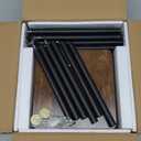 YOCOMEY 6 Tier Wood Tall Plant Stand Metal Rack Indoor, Multiple Flower Pot Holder Shelves Corner Rack, Planter Shelf Display Rack Storage Organizer for Patio Living Room Balcony Garden(Black)