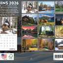 Cabin Calendar 2026 Monthly Wall Calender 12 Month | American Made In The USA