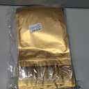 FireKylin 100 Pack Smell Proof Bags 7.9" x 11.8", Resealable Bags with Matte Window, Foil Pouch Stand Up Sealable Bags for Packaging(Gold)