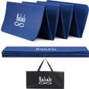 Foldable Yoga Mat + Carry Bag, 6mm 7-fold Workout Mat, Easy to Store, Anti-Slip Folding Exercise Mat for Yoga, Pilates, Home Workouts, and Floor Exercises