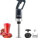 VEVOR Commercial Immersion Blender, 750W 12" Heavy Duty Hand Mixer, Variable Speed Kitchen Stick Mixer with 304 Stainless Steel Blade, Multi-Purpose Blender for Soup, Smoothie, Puree, Baby Food