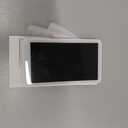 Vlog Selfie Monitor Screen iPhone, 4K 60fps Recording, Wireless Screen Mirroring with Remote Control, Magnetic Fixation, 180 Rotation, 3 Levels of Brightness, Compatible with iPhone & Android (white)