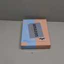 deweisn Folding Lighted Makeup Mirror with 72 LEDs 3 Colors Light Modes USB Rechargable 1800mA Batteries Portable Ultra Thin Compact Vanity Mirror Dimmable Travel Mirror (White)