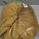 vctops Round Velvet Solid Color Chair Cushion Pumpkin Pleated Throw Pillow Home Decorative Floor Pillow Diameter 15" Gold Yellow