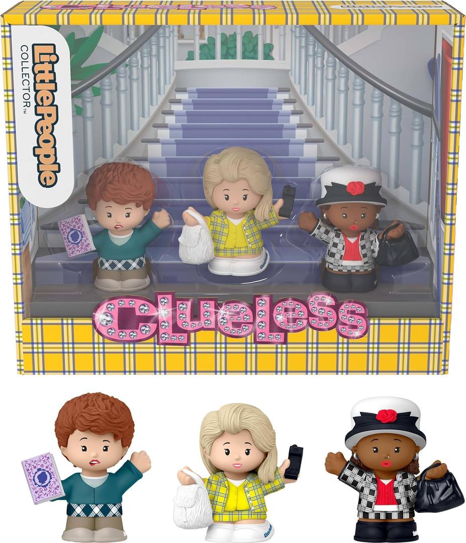 Little People Collector Clueless Movie Special Edition Set for Fans, 3 Character Figures in a Display Package