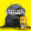 Glad Large 30 Gallon Trash Bags, Unscented Heavy Duty Garbage Bags, Forceflex with Drawstring, 50 Count (Packaging May Vary)