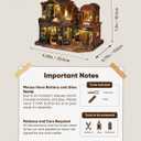 DIY Miniature House Kit, DIY Dollhouse Kit for Adults to Build, Mini Magic House Miniature kit, Model Building Book Nook Diorama Kit, Ideal Gifts for Mothers Day Birthday Christmas(Magic Book Shop)