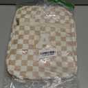 Personalized Initial Bible Cover Case for Women Girls Kid - Large Corduroy Bible Case with Handle, Stylish Chenille Letter Bag Study Supplies, Perfect Christmas Gifts for Christians Women (Khaki-A)