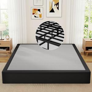 Awesofurni Queen Box Spring, 10 Inch High Profile Box Spring for Queen Bed, 3000 lbs Heavy Duty Metal Frame Mattress Foundation with Fabric Cover, Easy Assembly-Noise Free