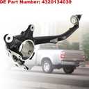 Front Right Wheel Steering Knuckle 43201-34030 Passenger Side Spindle Knuckle Compatible with Toyota Sequoia 2004-2007, Compatible with Toyota Tundra 2004-2006, Replaces 4320134030