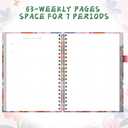 And Per Se Teacher Planner 2025-2026 Academic Year -Teacher Lesson Planner from July 2025 to June 2026, 8.5" x 11", Weekly & Monthly Planning for Teachers with Monthly Tabs, Stickers (Elegant Florals)