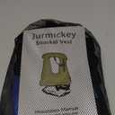 Inflatable Snorkel Vest Adults, Portable Snorkel Jacket, Buoyancy Vest for Snorkeling, Swimming, Kayaking, Boating, Safety Load Up to 220 Ibs (deep blue)