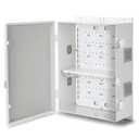Outdoor Electrical Junction Box, ABS Water Resistant Enclosure with Internal Mounting Panel & Hinged Cover, 16.1" H* 12.2" L* 5.9" W