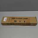 Led Floor Lamp for eyelash extensions Standing light Floor Lamps for Office Standing Lamp Brightness eyelash lamp tattoo Light Eye Caring Reading lamp for Bedroom makeup light lash light extension (Metallic Black)