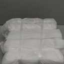 ZICOTO Beautiful Boucle Pouf Ottoman and Foot Rest - Elevate Your Living Room Decor with Lightweight Comfort and Charm - A Round Modern Foam Filled Foot Stool Perfect to Rest Your Feet (Beige)